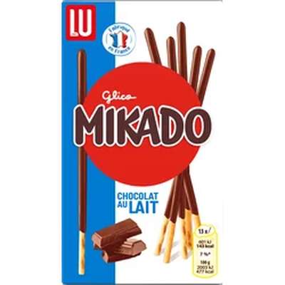 Mikado chocolat au lait, Lu (100 g)