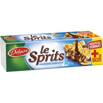 Sprits chocolat au lait, Delacre (200 g)