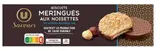 Biscuits meringués aux noisettes, U (100 g)