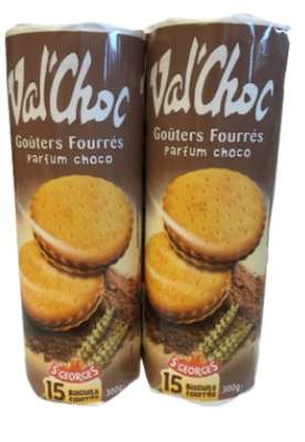 Goûters fourrés rond chocolat, Saint Georges (2 x 300 g)