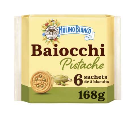 Biscuits baiocchi pistacchio, Mulino Bianco (168 g)