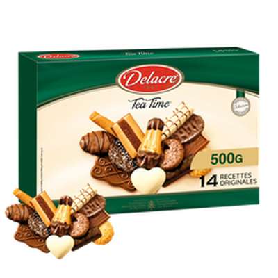 Biscuits tea time tradition, Delacre (500 g)