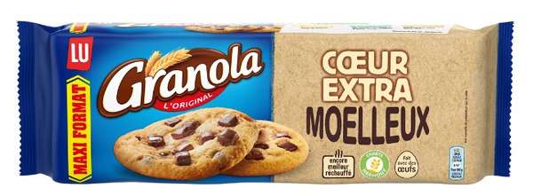 Biscuits aux pépites de chocolat familial Granola, Lu (312 g)