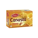 Gaufrettes Canasta fourrées au fromage saveur jambon fumé, Delacre (75 g)