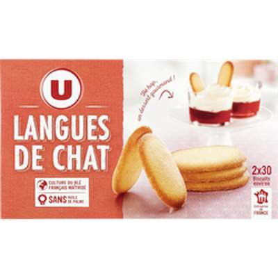 Langue de chat, U (200 g)