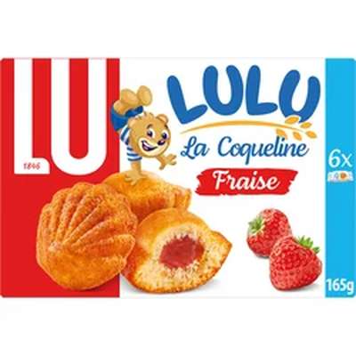 Lulu Coqueline aux fraises, Lu (165 g)