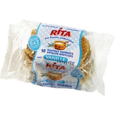 Gaufres Vergeoise à la vanille, Rita (300 g)