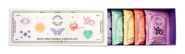 Boîte de 7 chocolats Chakras, Cosmic Dealer
