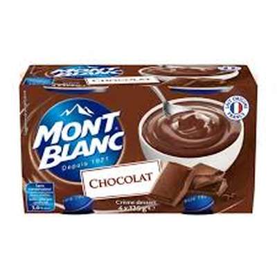 Crème chocolat, Mont Blanc (4 x 125 g)