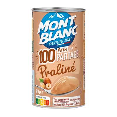 Crème dessert praliné, Mont blanc (570 g)