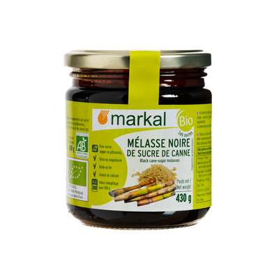 Mélasse de sucre de canne BIO, Markal (430 g)