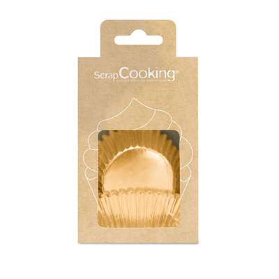 Caissettes Dorées, Scrapcooking (x48)