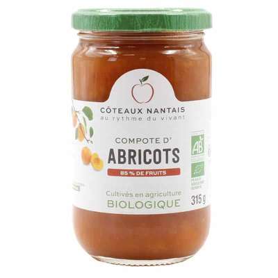 Compote abricot BIO, Coteaux Nantais (315 g)