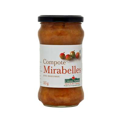 Compote mirabelle BIO, Coteaux Nantais (315 g)