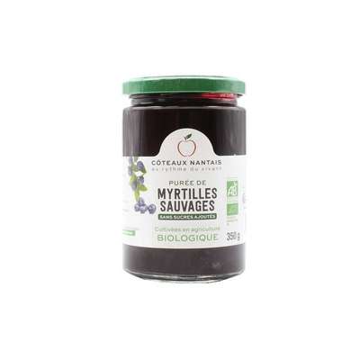 Purée myrtille BIO, Coteaux Nantais (350 g)
