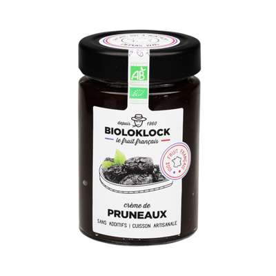 Crème de pruneaux France BIO, Biolo'klock (230 g)