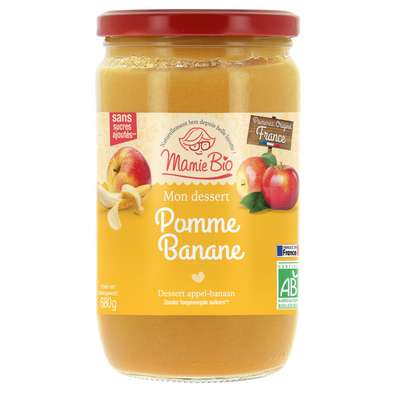 Dessert pomme banane BIO, Mamie Bio (680 g)