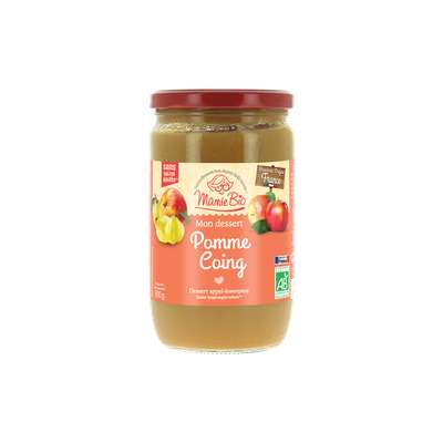 Dessert pomme coing BIO, Mamie Bio (680 g)