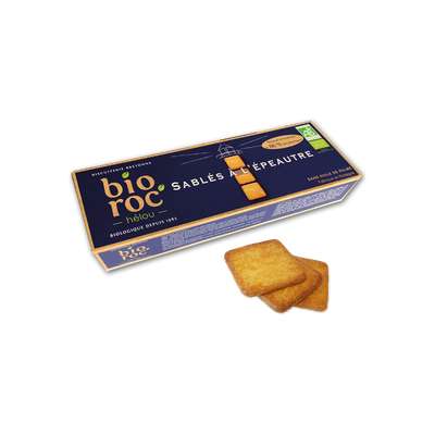 Sablés épeautre sans huile de palme BIO, Roc'helou (160 g)