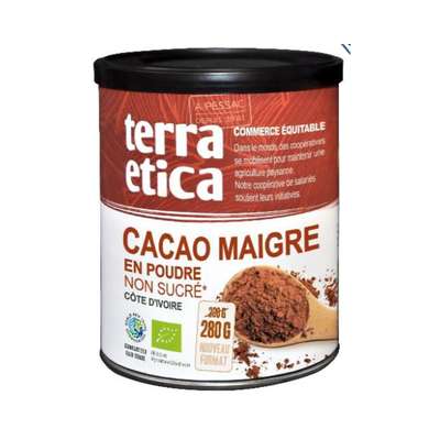 Pur cacao poudre non sucré, Equateur (200 g)
