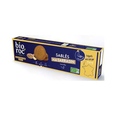 Sablés pur sarrasin BIO, Roc'helou (130 g)