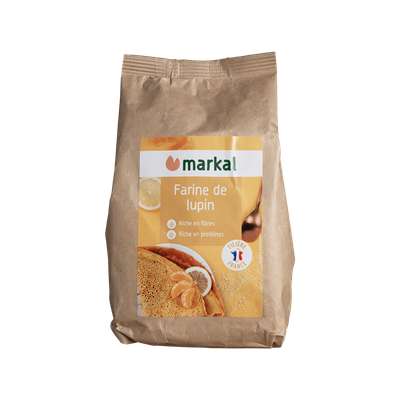 Farine de lupin BIO, Markal Bio (500 g)