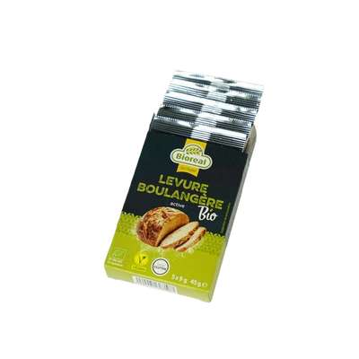 Levure boulangère déshydratée BIO, Bioreal (5 x 9 g)
