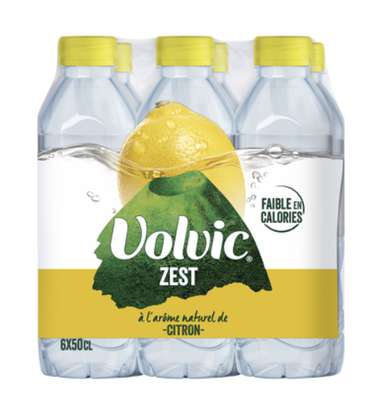Pack Volvic arôme citron (6 x 50 cl)