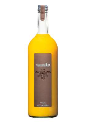 Jus Orange blonde d'Espagne, Alain Milliat (1 L)