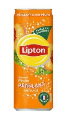 Lipton pétillant à la pêche  (33 cl)