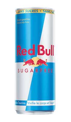 Red Bull boissons énergisante sans sucre (25 cl)