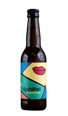 Kombucha aux feuilles de figuier BIO, Archipel (33 cl)