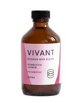 Kombucha thé vert jasmin framboise BIO, Vivant (25 cl)