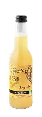 Kéfir d’eau et de fruit - Gingembre BIO,  Kéfirade (33 cl)