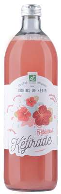 Kéfir frais de fruit - Hibiscus BIO,  Kéfirade (75 cl)