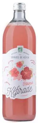 Kéfir frais de fruit - Hibiscus BIO,  Kéfirade (75 cl)