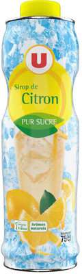 Sirop de citron, U ( 75 cl)