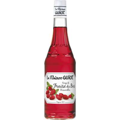 Sirop de fraise des bois Tradition, La Maison Guiot (70 cl)