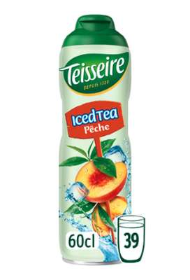 Sirop iced tea pêche, Teisseire (60 cl)