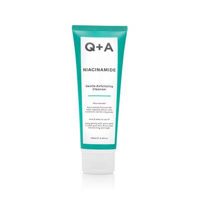 Gel nettoyant exfoliant à la niacinamide, Q+A (125ml)