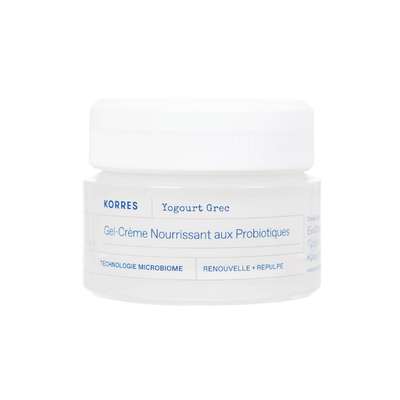 Gel-crème nourrissant probiotiques & yaourt grec (peaux normales à mixtes), Korres (40 ml)
