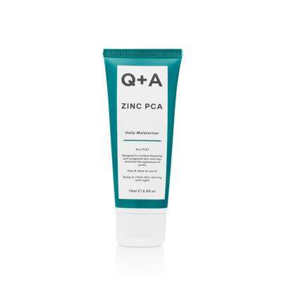 Hydratant quotidien pour le visage au zinc, Q+A (75 ml)