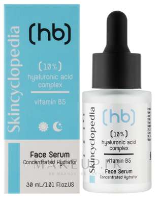 Sérum visage à l'acide hyaluronique et vitamine B5, Skincyclopedia (30 ml)