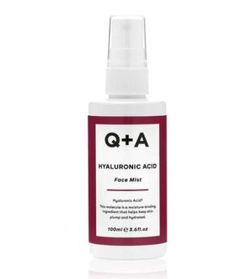 Brume hydratante à l'acide hyaluronique, Q+A (100 ml)