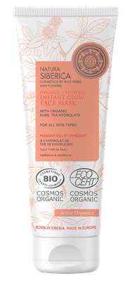 Masque visage éclat immédiat tous types de peaux au Thé de Kourile, Natura Siberica (75ml)