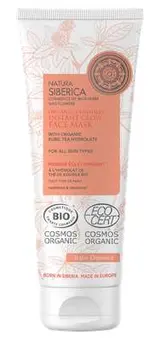 Masque visage éclat immédiat tous types de peaux au Thé de Kourile, Natura Siberica (75ml)
