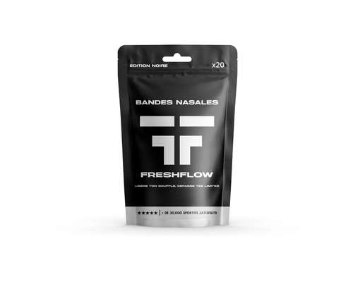 Bandes nasales - Noir, FreshFlow (x 20 bandes)