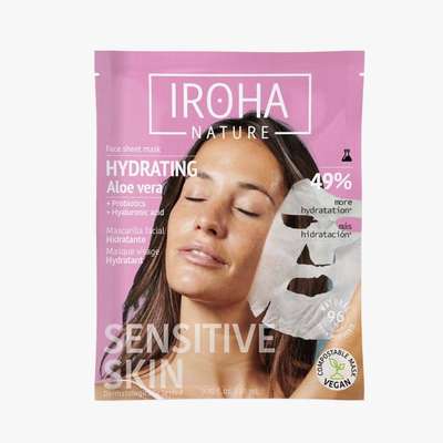Glow Skin - Masque Tissu Visage Hydratant, IROHA (x 1)