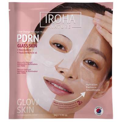 Glass Skin - Masque hydrogel éclaircissant au PDRN, IROHA (x 1)