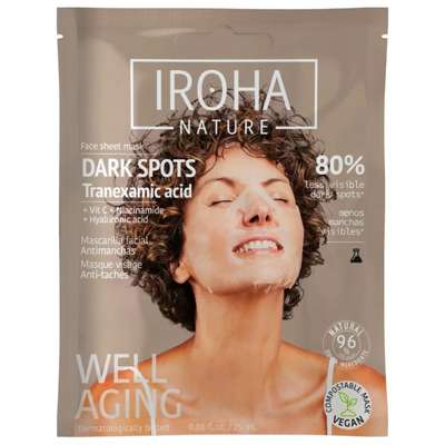 Well-Aging - Masque Tissu Visage Anti-tâches, IROHA (x 1)